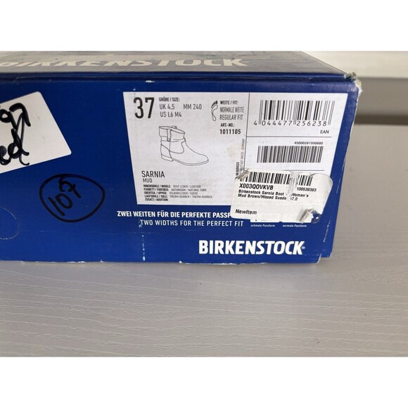 BIRKENSTOCK SARNIA BOOT MUD SUEDE SIZE 6 US Eu 37 - Picture 9 of 9